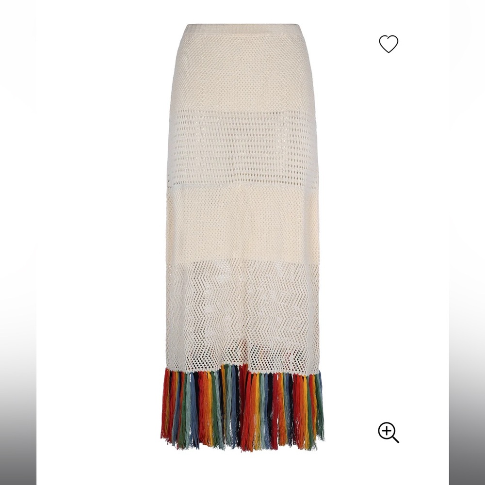 Colorful Striped Knit Skirt - Picture 2 of 8